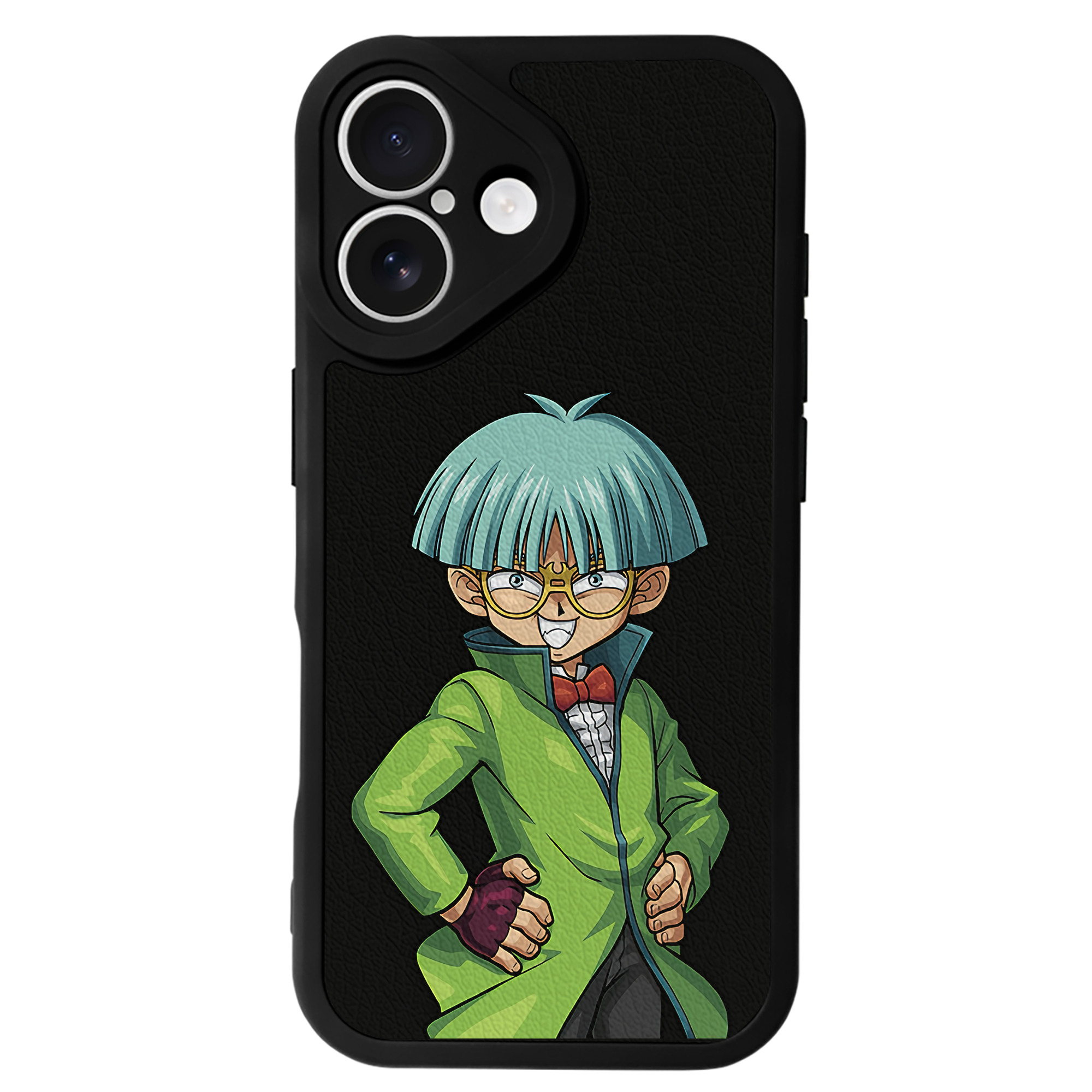 （画像用） 遊☆戯☆王 Yu-Gi-Oh! 【iPhone 16シリーズ対応】シリコンスマホケース（レザー調） 材質：シリコン